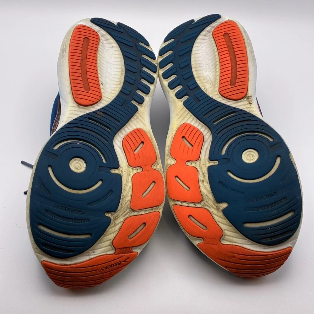 Brooks Glycerin GTS 21 Men Size 10 Blue Running Shoes 1104201D474